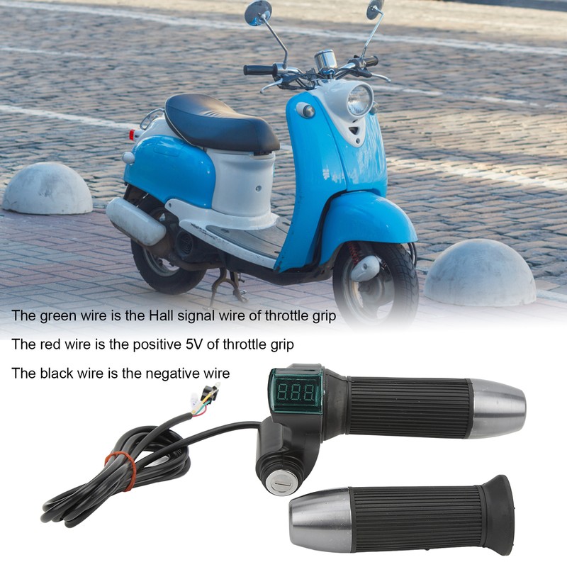 Electric Bike Handlebar Throttle Twist Grip Plastic Twist Throttle Accelerator
