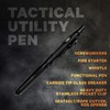 Uzi Tactical Utility Pen Features Screwdriver, Fire Starter, Whistle, Carbide