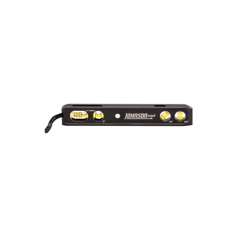 Johnson Level & Tool 1411-0900LED 9" Magnetic LED Billet Torpedo
