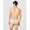 EMPORIO ARMANI Slip da Uomo in Raso con Etichetta Marrone
