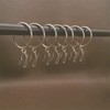 E-outstanding 50 Sets White Plastic Traverse Rod Slides Rail Glider