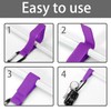SUBTAVIK 4 Pack Buggy Clips Pram Clips for Bags Purple
