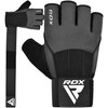 RDX Workout Gloves, 15-Inch Long Support Strap Anti Slip Palm
