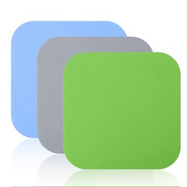 AORHOFJ 3 Pieces Bottle Opener Grip Pads, Non-Slip Rubber Bottle Opener Pad, Reusable Multipurpose Bottle Opener Insulation Pad, Can Opener Gripper Rubber for Elderly, Weak Hands