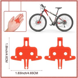 Bicycle Brake Pad Spacer, 6Pcs Bicycle Brake Spacer Disc Bike Disc Brakes Pads Bike Disk Brake Spacer Bike Brake Pads,Hydraulic Bicycle Disc Brake Pads Spacer,Mountain Road Bike Disc Brakes Parts