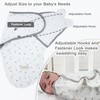 3-Pack Baby Swaddle Sleep Sacks, Newborn Blanket Wrap Adjustable Breathable