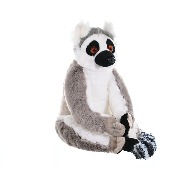 Wild Republic Ring Tailed Lemur Plush, Stuffed Animal, Plush Toy,