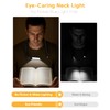 Reading Light Book Lovers Gifts: Upgraded Neck Light with Power