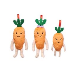 Kevin the Carrot Children Chantenay Jasper & Baby Tree Decoration Set