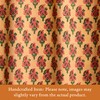 Saffron Marigold Half Kitchen Cotton Curtains for Small Windows, Bathroom