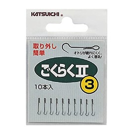 カツイチ(KATSUICHI) ごくらくII フック 3 釣り針