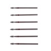 MZCMSL 6 brocas limpiadoras de cutículas de diamante en forma