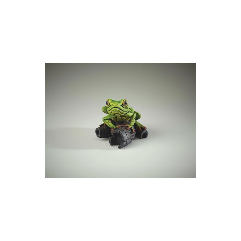 Enesco Edge Sculpture Tree Frog Animal Figurine, 4 Inch, Multicolor