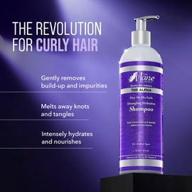 The Mane Choice The Mane Choice The Alpha Easy On The Curls Detangling Hydration Shampoo, Gentle, Non-Stripping Clarifying Shampoo, Helps Remove Knots & Tangles, Supports Natural Hair Growth & Retention, 16 oz