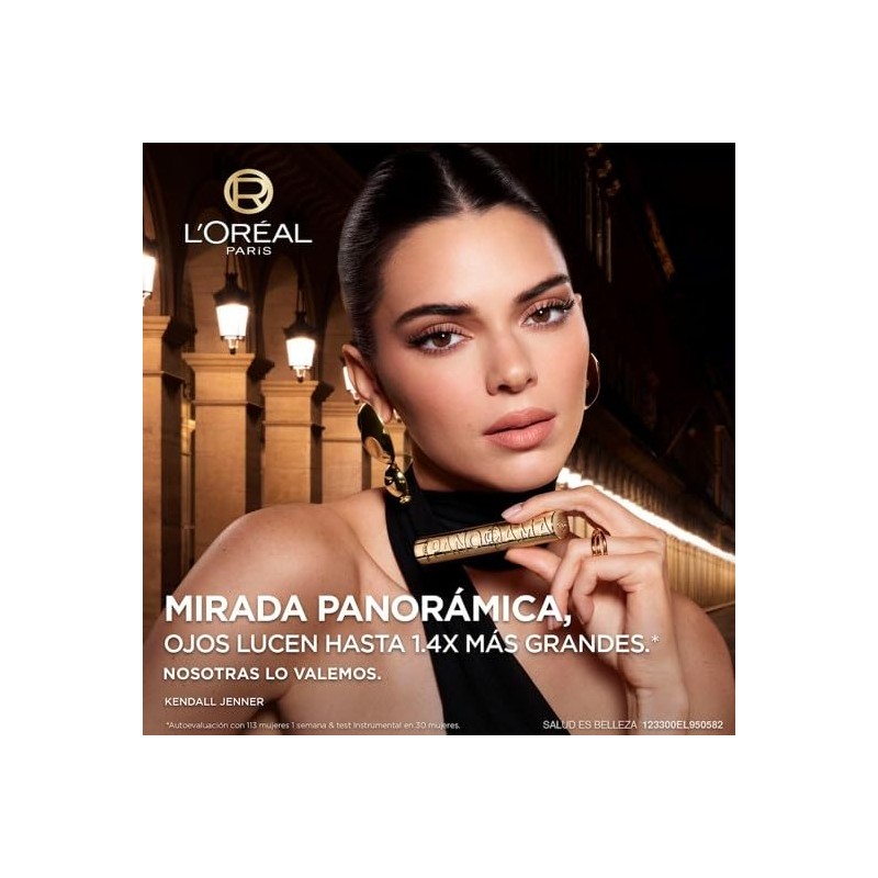 LOréal Paris Panorama Máscara de Pestañas Voluminizadora, Ojos Hasta 1.4