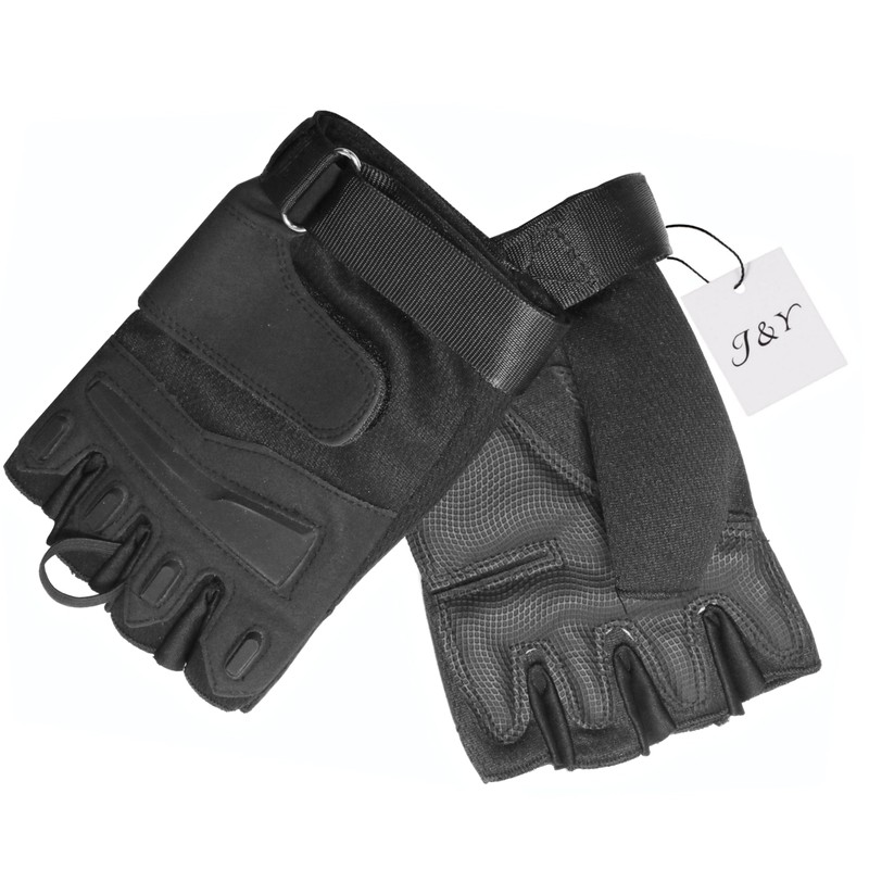 Half Finger Tactical Gloves, Fingerless Gloves, Fingerless, Double Adjuster, Half