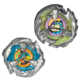 BEYBLADE X Bite Croc 3-60LF and Sting Unicorn 4-60P Dual Pack Set with 2 Right-Spinning Tops; Battling Top Toys for 8 Year Old Boys and Girls