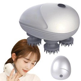 Waterproof Electric Scalp Massager Portable Head Massager Multiple Modes Handheld Head Scratcher for Hair Growth Stress Relief Deep Cleaning
