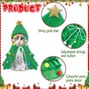 Dog Christmas Outfit Elf Costume Cat Cape Xmas Tree Cloak