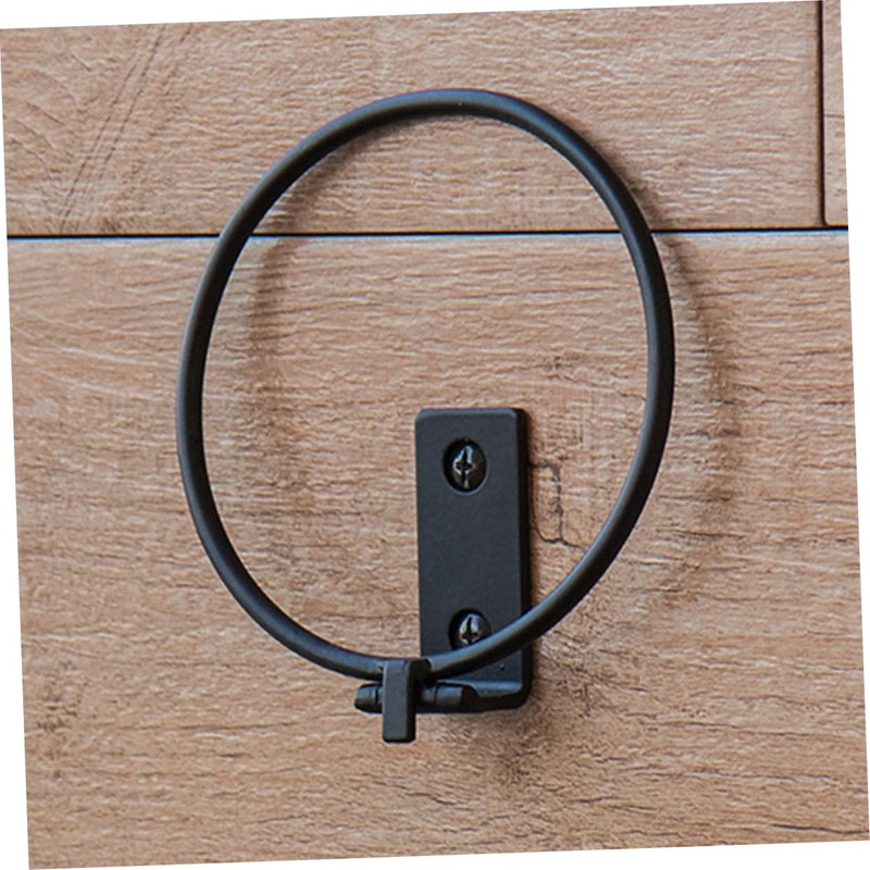 Levemolo 3pcs Wall Mounted Flowerpot Stand Metal Iron Ring Planter