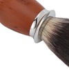Nylon Men Shaving Brush with Wooden Handle Lightweight Soft for