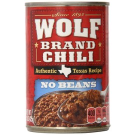 Wolf Brand Chili with No Beans, 15 Ounce (Pack of 12)
