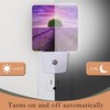 AOWULA Night Light,Beautiful Lavender Tree Plug-in Wall Led Night Lights