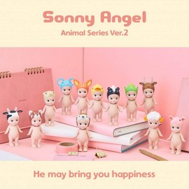 Sonny Angel Animal Series 2 Baby Figurine, Pink