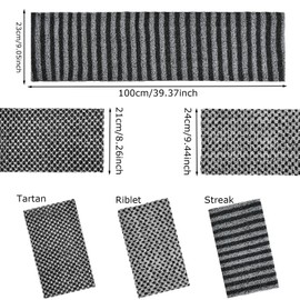 3 Stück Extra langer Peeling-Waschlappen, Rückenschrubber Rückenbürste für Dusche Bad, Tiefenreinigend Peelinghandschuh, Japanischer Exfoliating Waschlappen Set für Männer Frauen