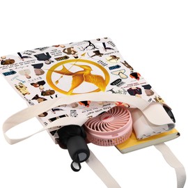 AKTAP Hunger Movie Merch Hungry Bird Inspired Tote Bag Music Lover Gift for Game Fans Vintage Shoulder Bags (Hungry Bird Tb)