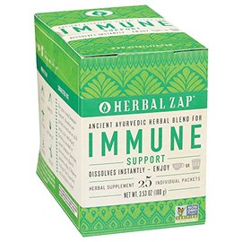 Herbal ZAP Instantly Dissolving Ayurveda Digestive & Immune Support to Balance Vata Kapha Ayurvedic Doshas. 25 Count Box, 3.53 Ounce