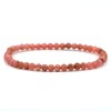 Miracles Minéraux 4mm Round Beaded Bracelet Fine and Discreet Natural