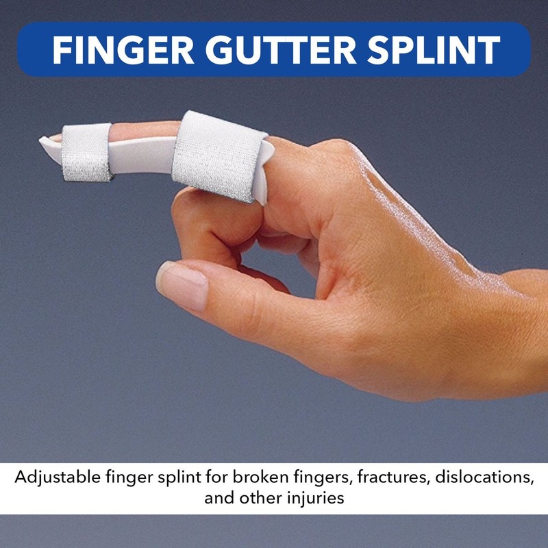 Rolyan Finger Gutter Splint, Large
