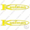 Aftermarket Fits Kaufman Trailers Decal Kit (Set of 2) Flatbed Trailer 32 Replacement Decals