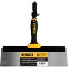 DEWALT 12" Offset Knife, 0.6mm Stainless Steel STIFF Blade |