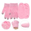 OHPHCALL 4Pcs gel foot mask gloves cosmetology kit spa gloves