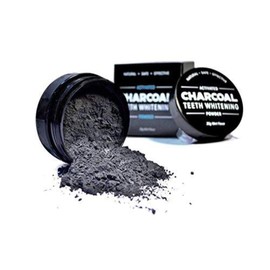 Premium Home Whitening System Activated Charcoal Teeth Whitening Powder, Natural Dental Mint-Flavored Tooth Whitener Product, Provides Shiny White Smile, Eliminates Bad Breath, 30g