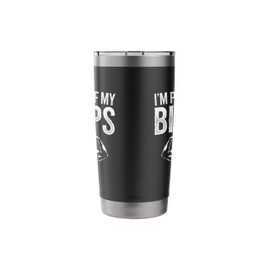 I’m Proud of My Biceps Cool Gym Workout Fitness Muscle Stainless Steel Insulated Tumbler