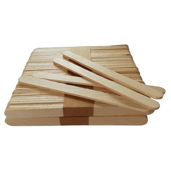 SEQUENTIAL - 100 Natural Lolly Sticks. 114mm x 10mm x