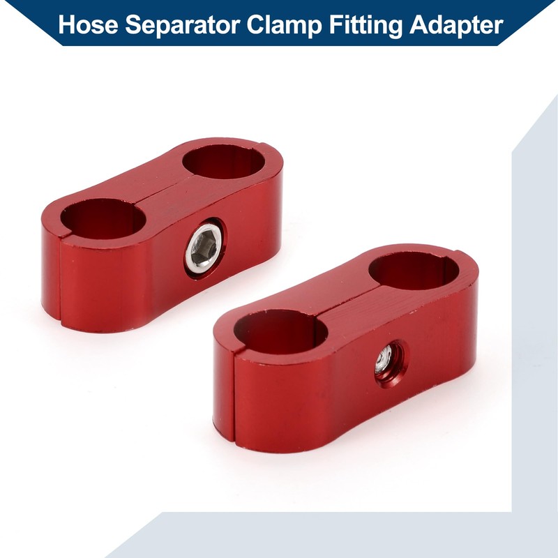 Hihaha Hose Separator Clamp Fitting Adapter/Pipe Tube Line Separator Clamp