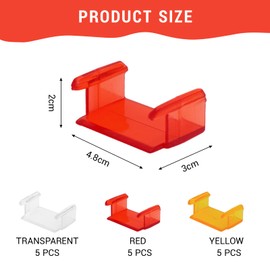 Thoquene Wooden Train Connectors Adaptors Pack of 15