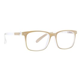 Life is Good Women's Rectangle Readers Rectangular Reading Glasses, Ivory, 51mm, 17mm, 138 mm + 2.25