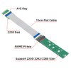 cablecc NGFF A+E-Key 2280 2230 Male to NVME M-Key Female