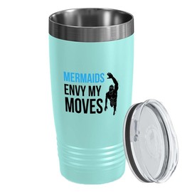 Swimmer Teal Edition Viking Tumbler 20oz - Mermaids envy my - Triathletes Tri Women Cycling Running Swimming Race Marathon