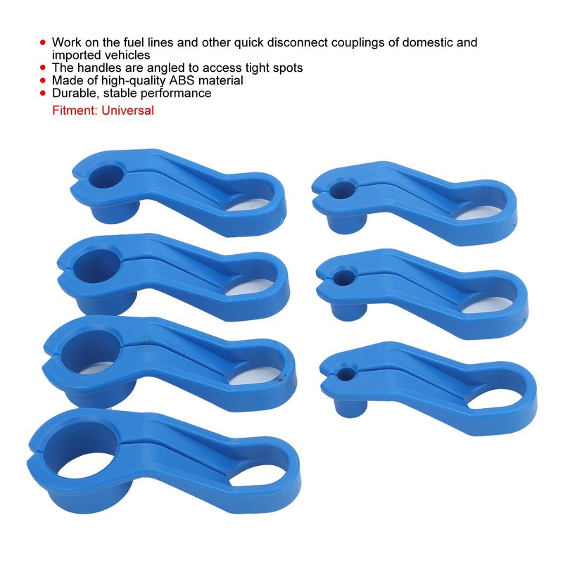 Yctze 7 Pieces Fuel Line Disconnect Tools, ABS Plastic Universal