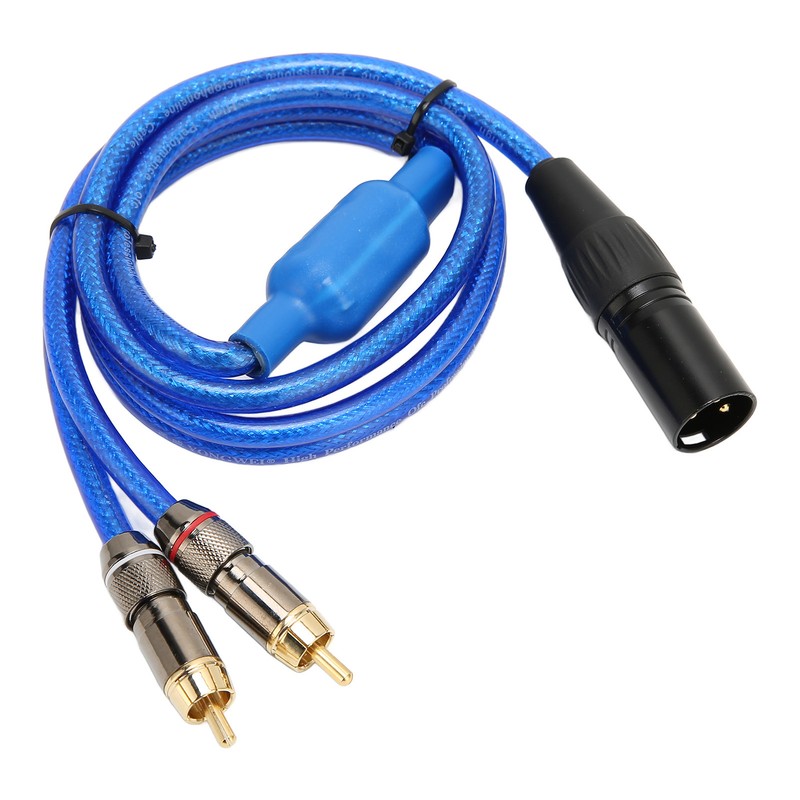 XLR Male to Dual RCA Sound Cable 3.3ft Stereo XLR