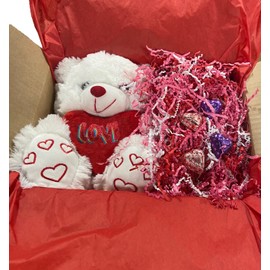 Valentine Care Package with Bear