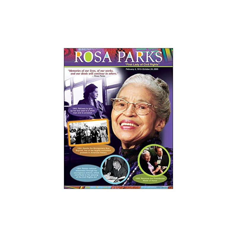 TREND enterprises, Inc. Rosa Parks Learning Chart, 17" x 22"