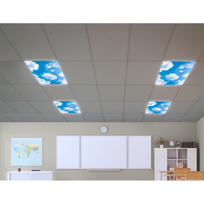 Teacher Created Resources Clouds Calming Covers Ceiling Light Filters