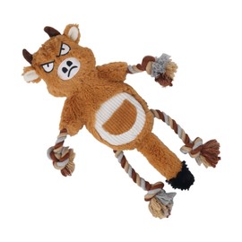 Cow Dog Toy - Interactive Dog Toys | Puppy Chew Interactive Toys, Rope Dog Toys for Puppies, Chew Fetch Brain Stimulating Toy, Tug of War Toys to Keep Them Busy